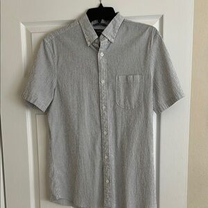 1901 Men's Gray Casual Button Down Shirt